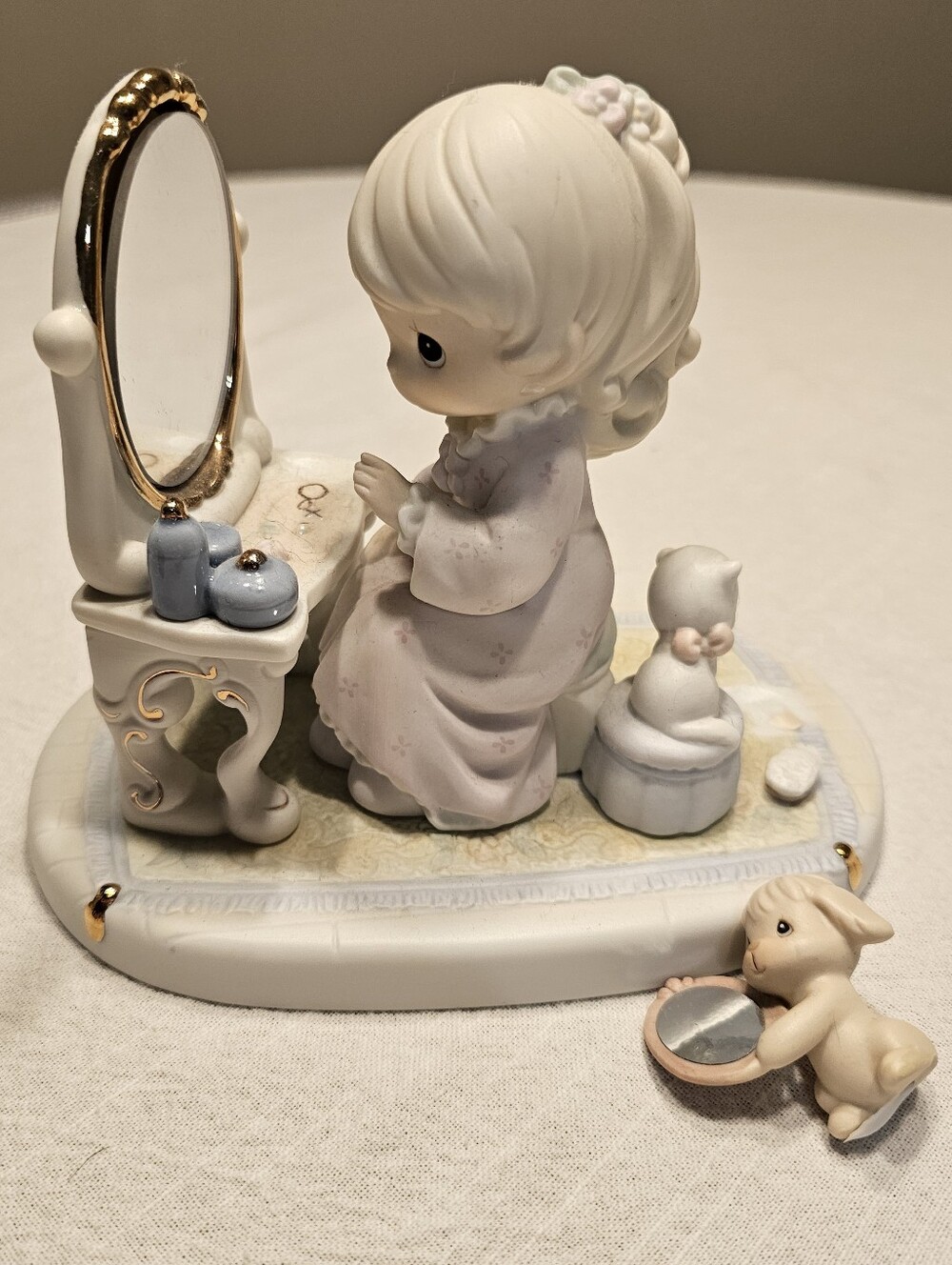 Precious Moments 1996 God's Love Is Reflected In You Enesco Girl Mirror BROKEN